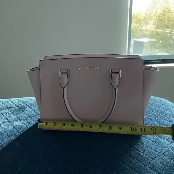 Michael Kors Selma medium satchel pink blossom - Picture 4 of 8